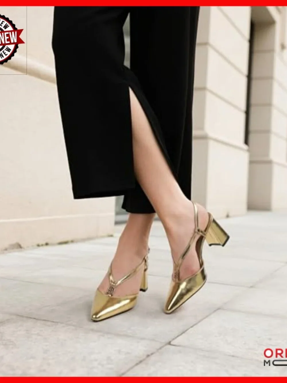 Chunky Block Heel Slingback Pumps Square Toe Ankle Strap Work Wedding Shoes